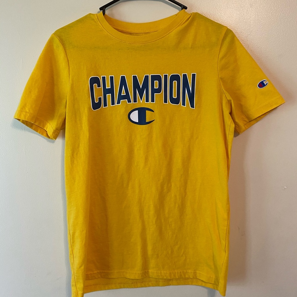 🟡Champion Varsity Letter Short Sleeve Tee T-Shirt